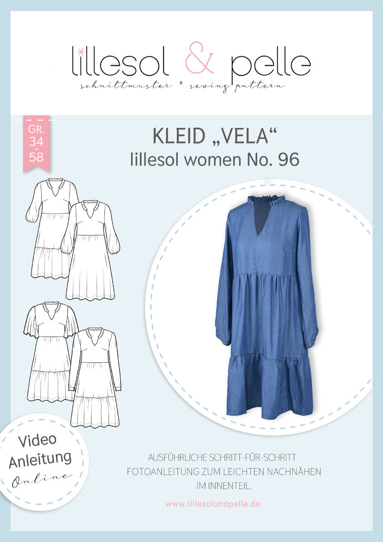 Papierschnittmuster No.96 Kleid "Vela"