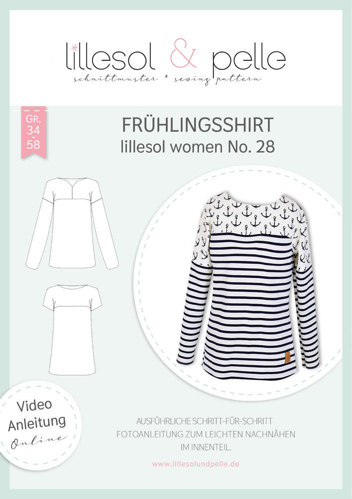 Papierschnittmuster No.28 Frühlingsshirt