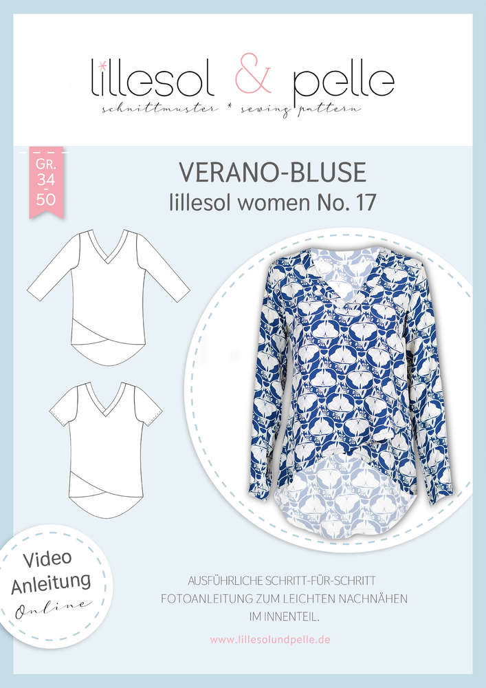 Papierschnittmuster No.17 Verano-Bluse