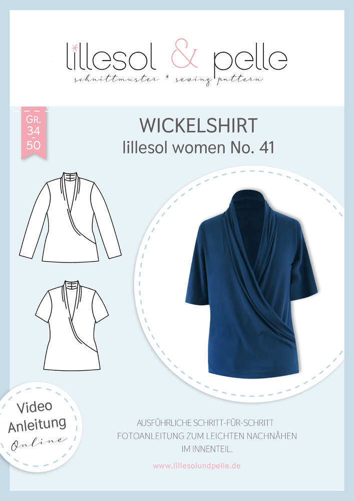 Papierschnittmuster No.41 Wickelshirt