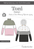 Papierschnittmuster Hoodie Toni Damen