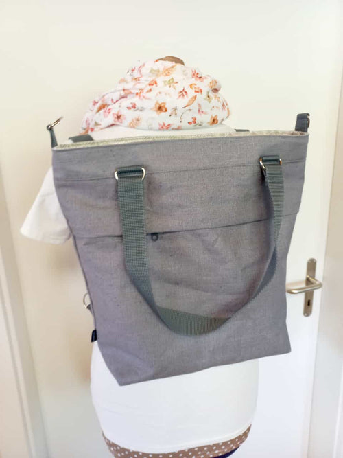 3in1 Tasche hellgrau (Multibag)