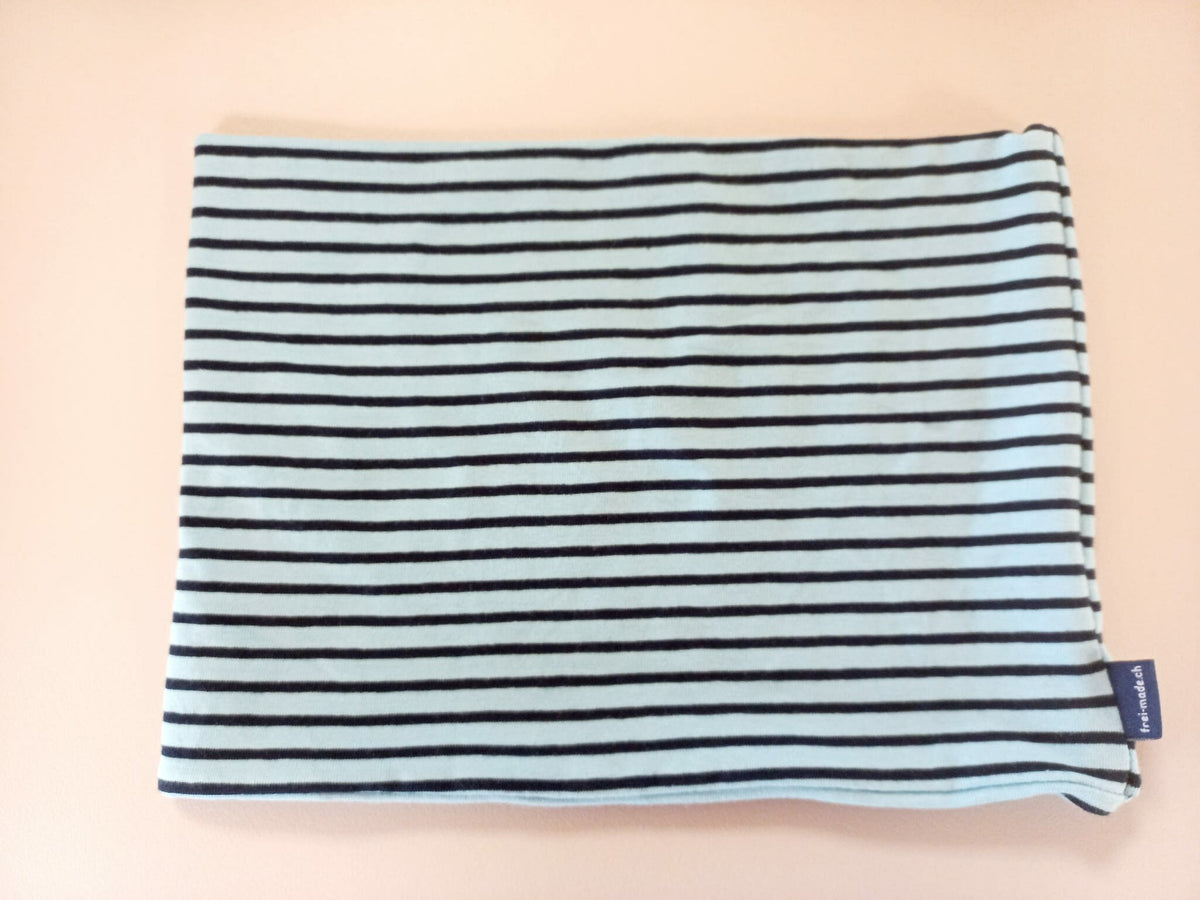 Loop aqua-marine gestreift