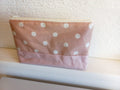 kleines Necessaire Punkte canyon rose