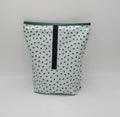 Lunchbag Herzen grün/Bikinibag