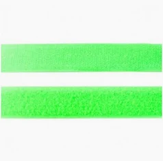 Klettverschluss Haken + Flausch 20 mm grün