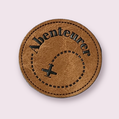 Kunstlederlabel Abenteurer