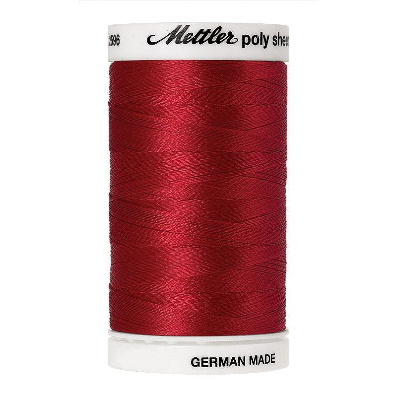 Mettler Polysheen Stickgarn 800m Nr. 40 cl 1902 rot