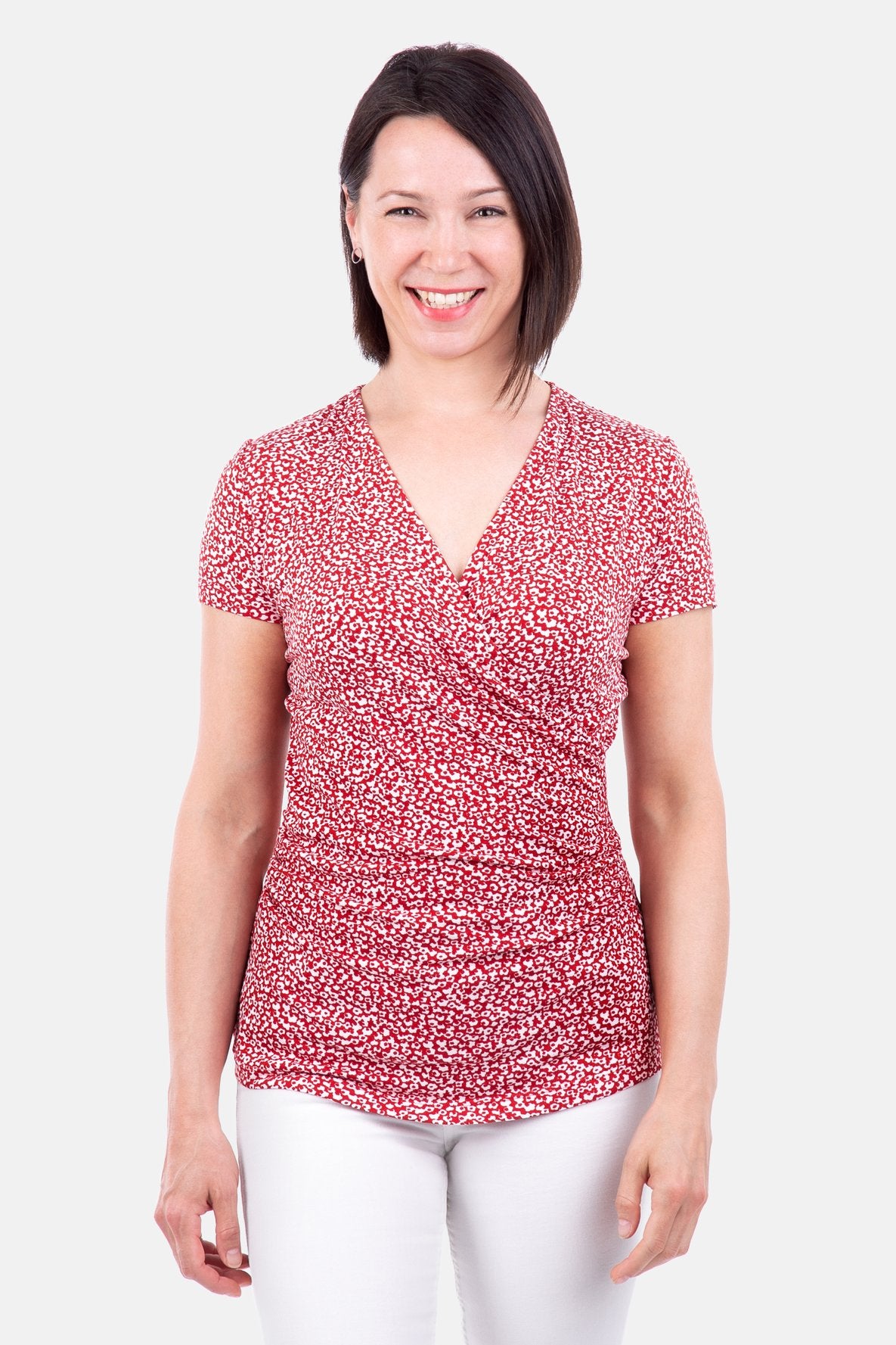 Papierschnittmuster Wickelshirt Jessy - pattydoo