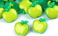 Knopf Apfel grün