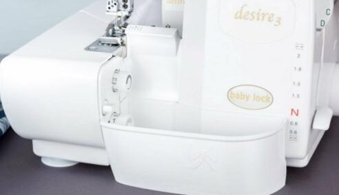 Auffangbehälter für die Overlock Schnittenliebe