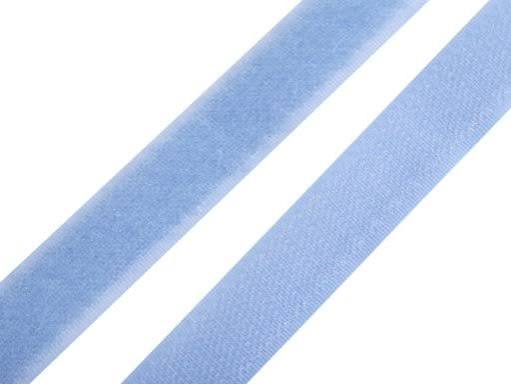 Klettverschluss Haken + Flausch 20 mm, hellblau – welticreativ