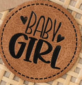 Kunstlederlabel Baby Girl