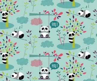 Pandi Panda - beschichtete Baumwolle