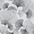 Ginkgo dunkelgrau -beschichteter Canvas