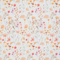 Blumen/Zweige senf/apricot -beschichteter Canvas