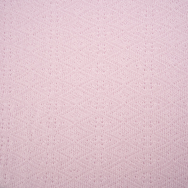 Bio Sommerstrick Rauten rosa - stoffonkel (GOTS)