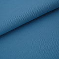 Bio Waffeljacquard beach house blue stoffonkel (GOTS)