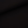 Bio Waffeljacquard schwarz stoffonkel (GOTS)