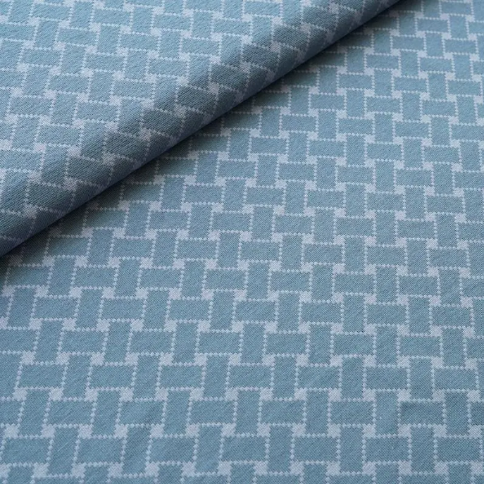 Bio-Jacquard Flechtmuster jeans (stoffonkel)