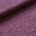 Biojersey Dotted Line pflaume stoffonkel (GOTS)