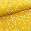 Bio Jersey Dotties senf stoffonkel (GOTS)