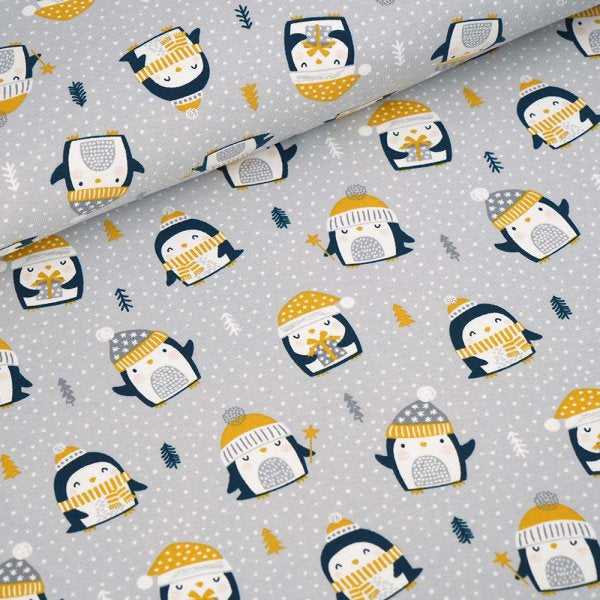 Bio Jersey Pinguin Stoffonkel (GOTS)