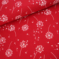 Bio Jersey Pusteblume kirsche Stoffonkel (GOTS)