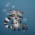 Bio Jersey Waschbär Panel Stoffonkel (Gots)