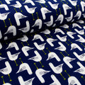 Biojersey Seagulls - marine - stoffonkel (GOTS)