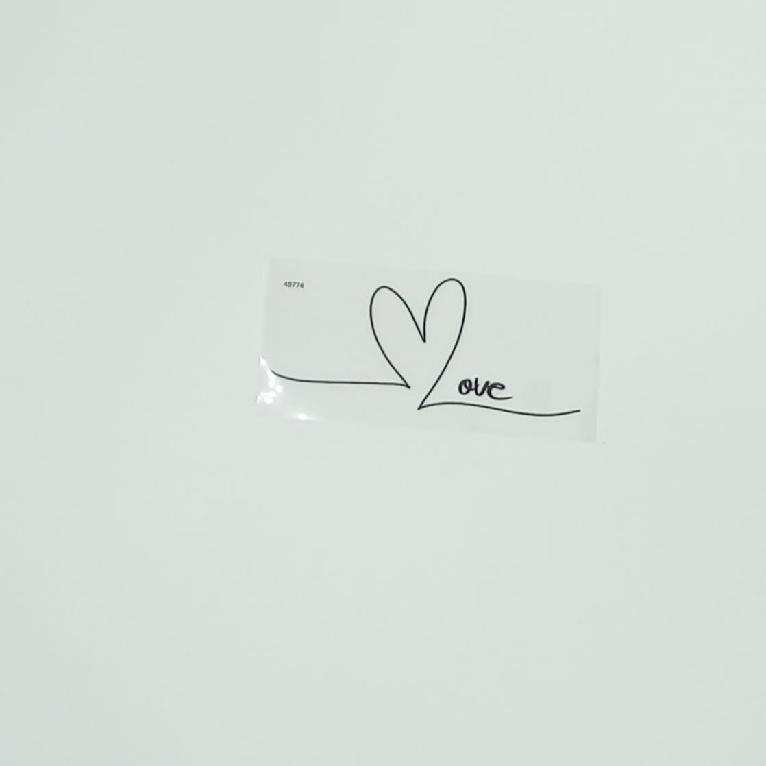 Bügelbild Love
