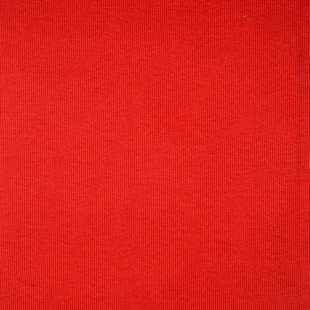 Bündchen rot - feingerippt (4019)