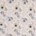 Double Gauze Blumen fein - 85cm Reststück