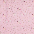 Double Gauze Schmetterling und Libellen rosa