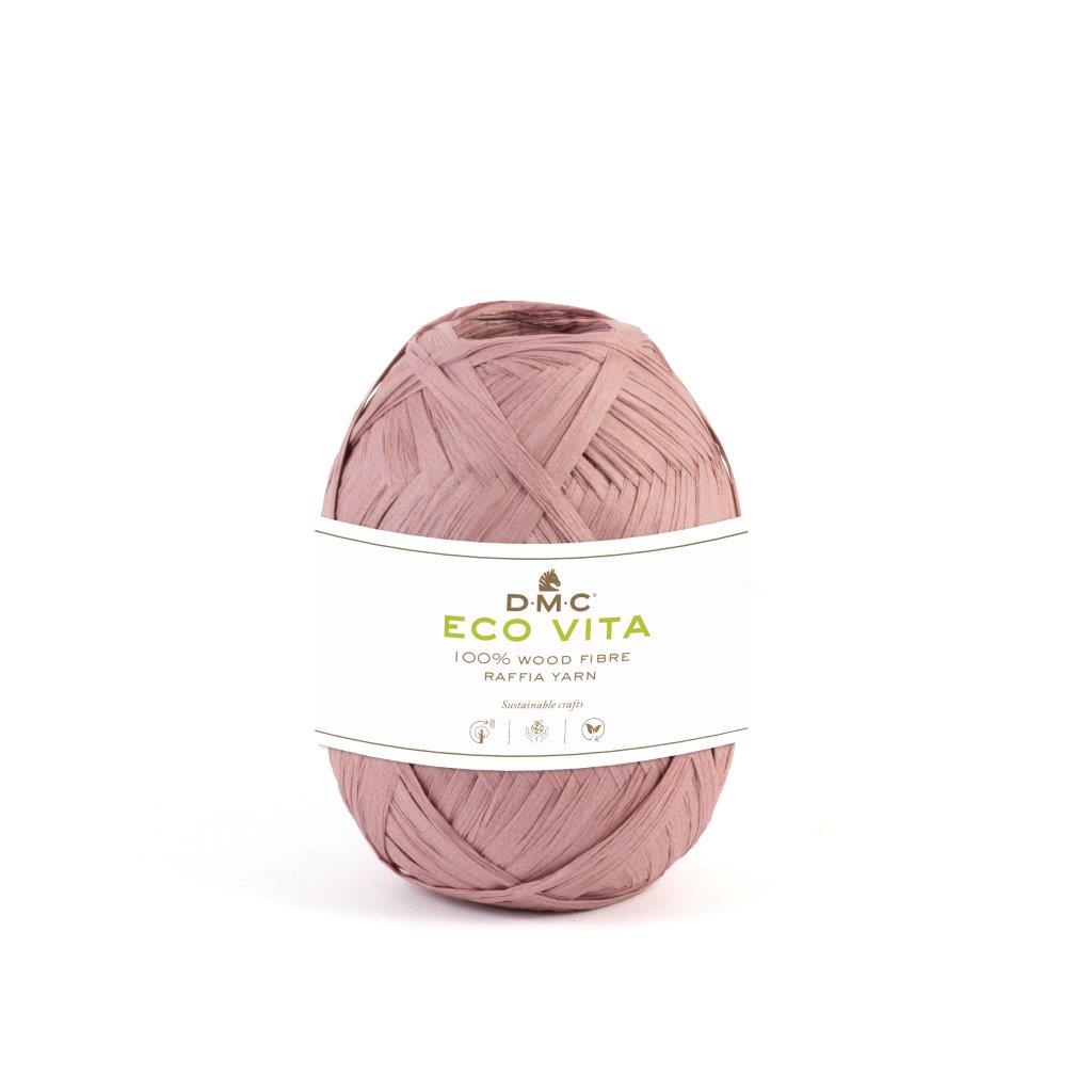 DMC Eco vita raffia 50g, rosa
