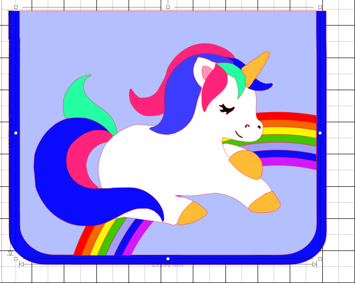 Kindergartentasche Einhorn