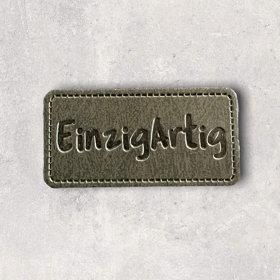 Kunstlederlabel EinzigArtig