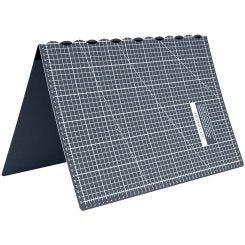 Semplix Faltbare Schneidematte grau (60x45cm)
