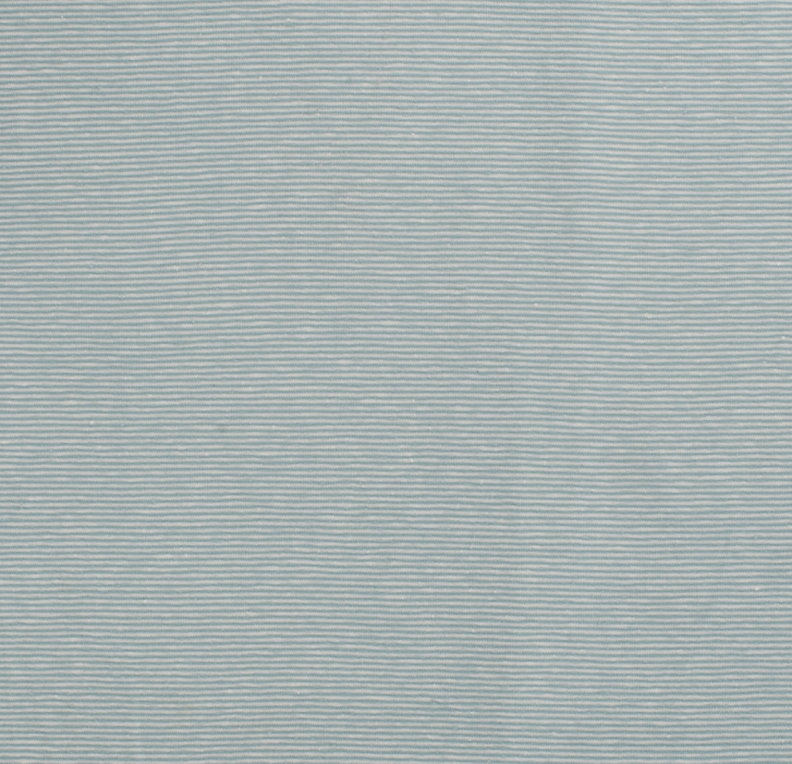 Jersey feine Streifen dusty mint - weiss 1mm