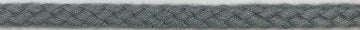 Flechtkordel Baumwolle 9mm grau