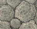 French Terry Sweatstoff FLORES DE HIELO, Eisblumen, schwarz-weiß, Bienvenido Colorido