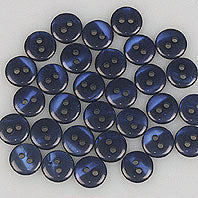 Knopf 11mm, jeansblau