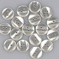Hemden- und Blusen- Knopf 15mm weiss