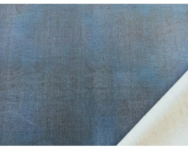 French Terry, Jeansoptik, jeansblau