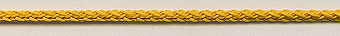 Polyester Kordel 4mm gelb