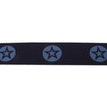 Gummiband 40mm Sterne - marine