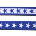 Gummiband 20mm Sterne - royalblau