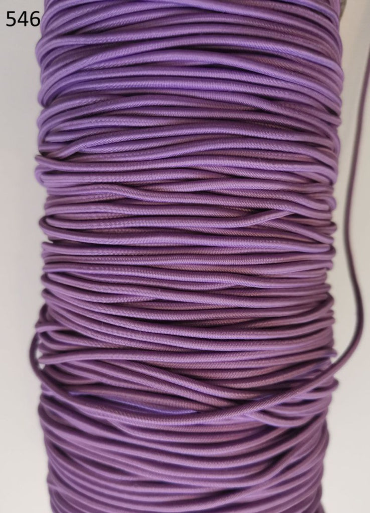 Gummikordel 2mm lila