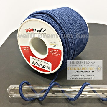 Gummikordel 3mm, marine