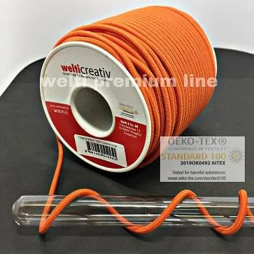 Gummikordel 3mm, orange (Kopie)